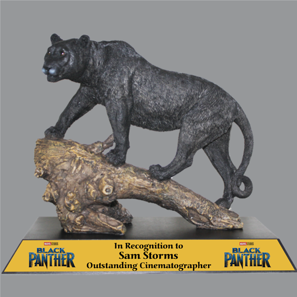 Black Panther Award Personalized Panther Statue Paradise Awards