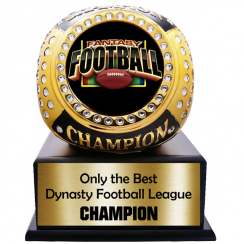 Custom engraving fantasy football ring on sale